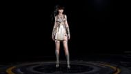 Eve's character wearing the White Kunoichi suit in Stellar Blade (Image via Sony Interactive Entertainment)